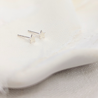 Sterling Silver Star Stud Earrings