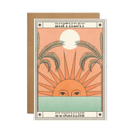 Birthday Sunshine Card: With cello wrap