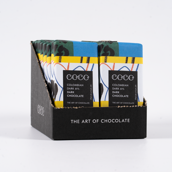 Colombian Dark 61% Mini Chocolate Bar (Pack of 24)