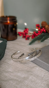 Festive sterling silver cuff bracelet workshop - 6th December 2024