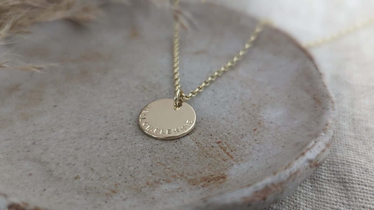 Personalised 9ct Gold Necklace