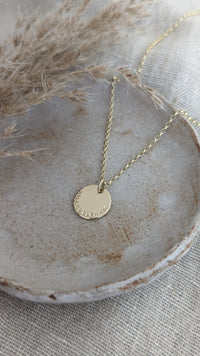 Personalised 9ct Gold Necklace