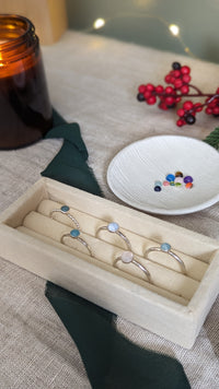 Festive silver Gemstone ring workshop - 12th November 2024