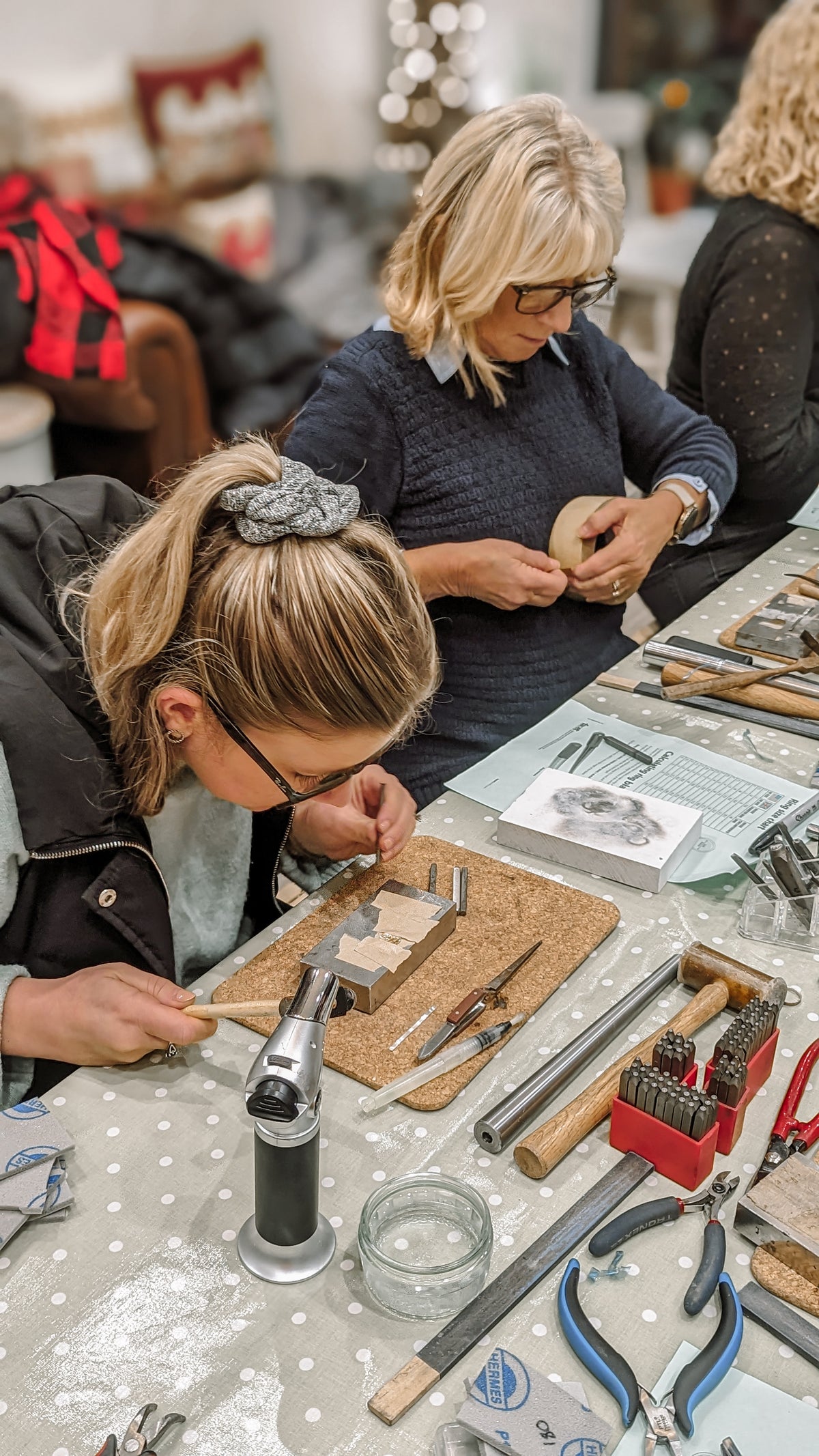 Festive sterling silver cuff bracelet workshop - 6th December 2024