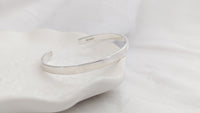 Silver Secret Message Cuff Bracelet