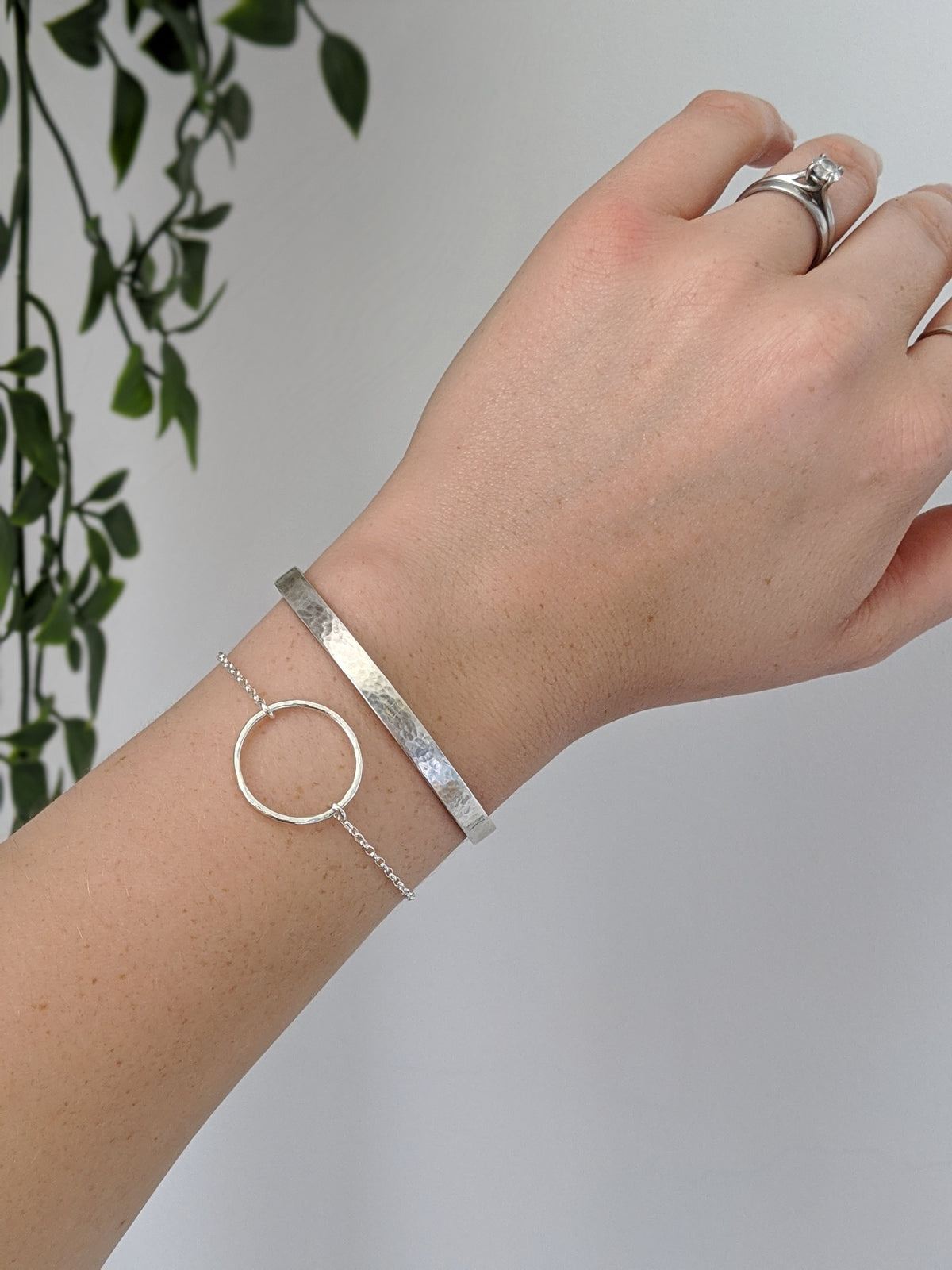 Sterling Silver Coordinate Cuff Bracelet