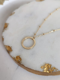 9ct Gold Satellite Halo Necklace