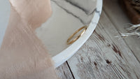 9ct Gold Hammered Band