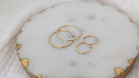 14ct Gold Filled Endless Hoop Earrings