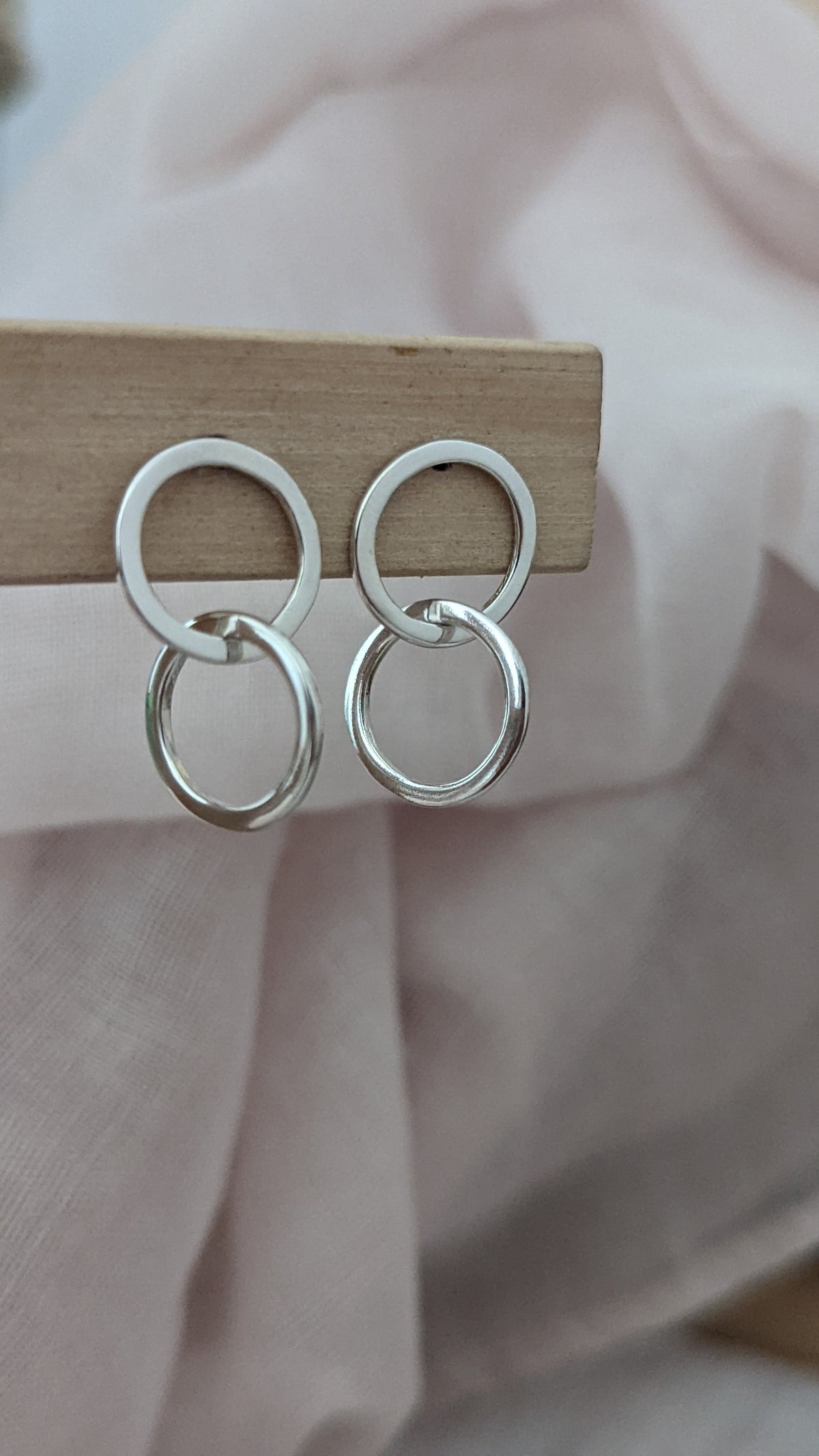 Interlocking Halo Stud Earrings