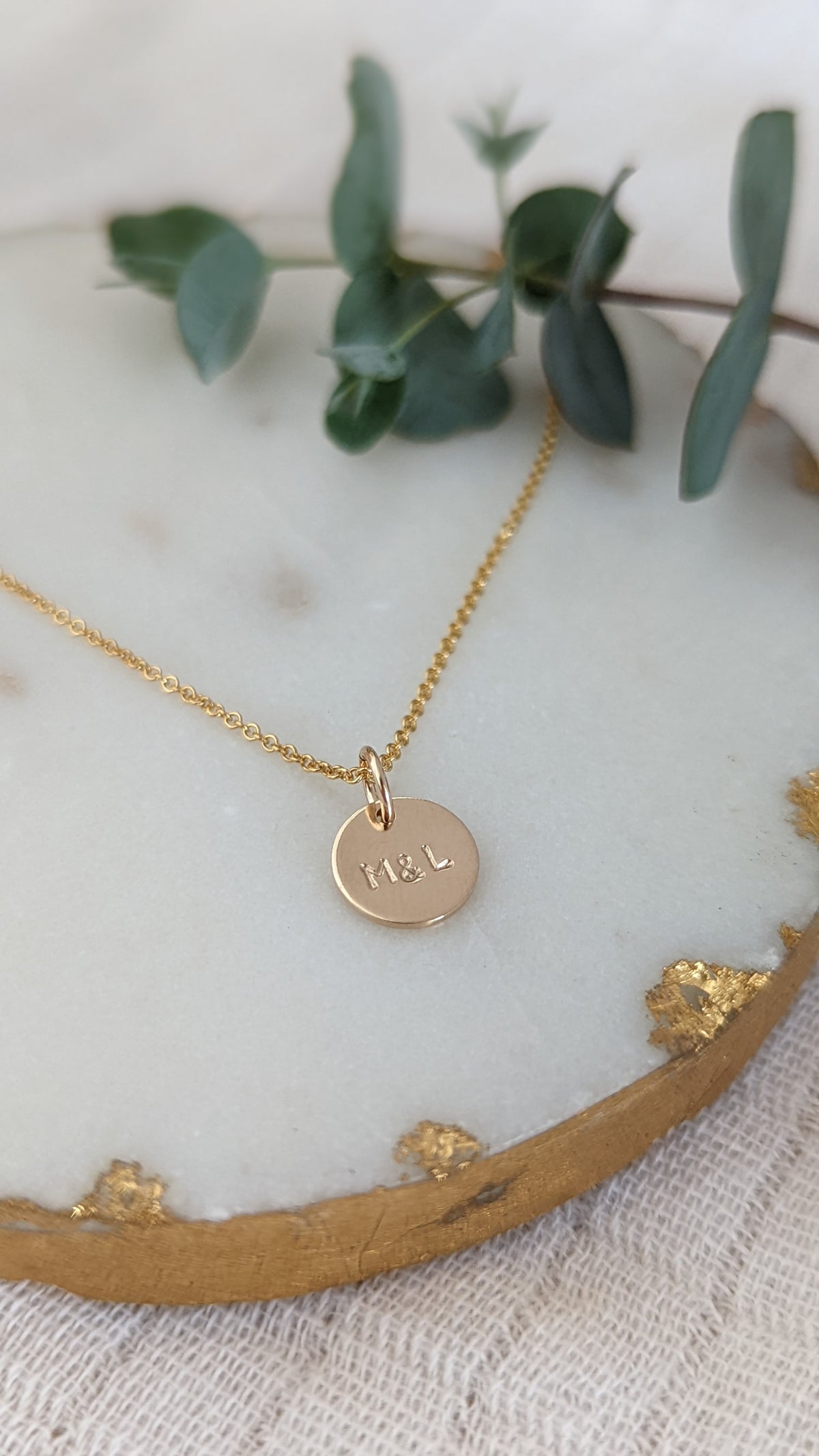 14ct Gold Filled Initial Necklace