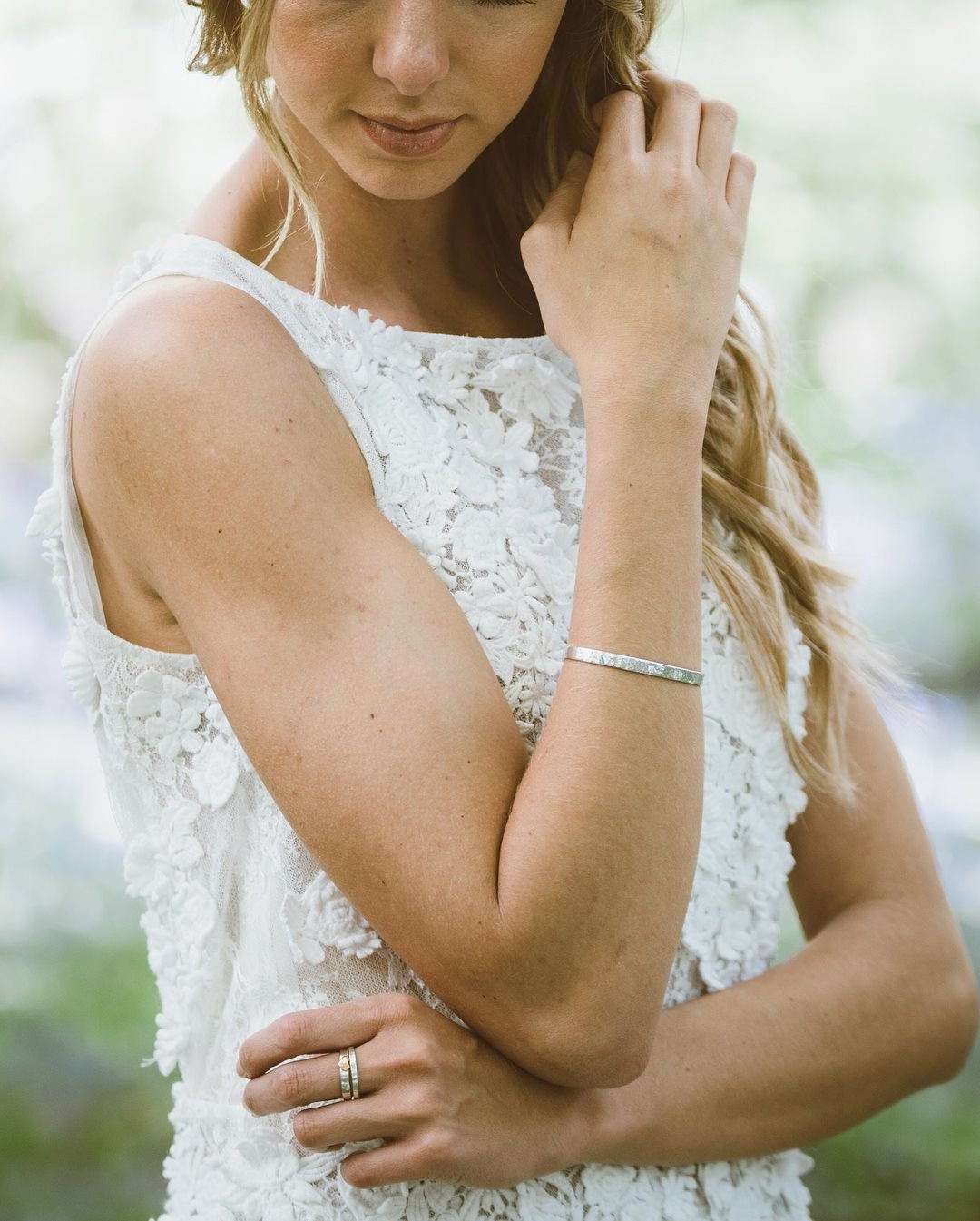 Personalised Sterling Silver Cuff Bracelet