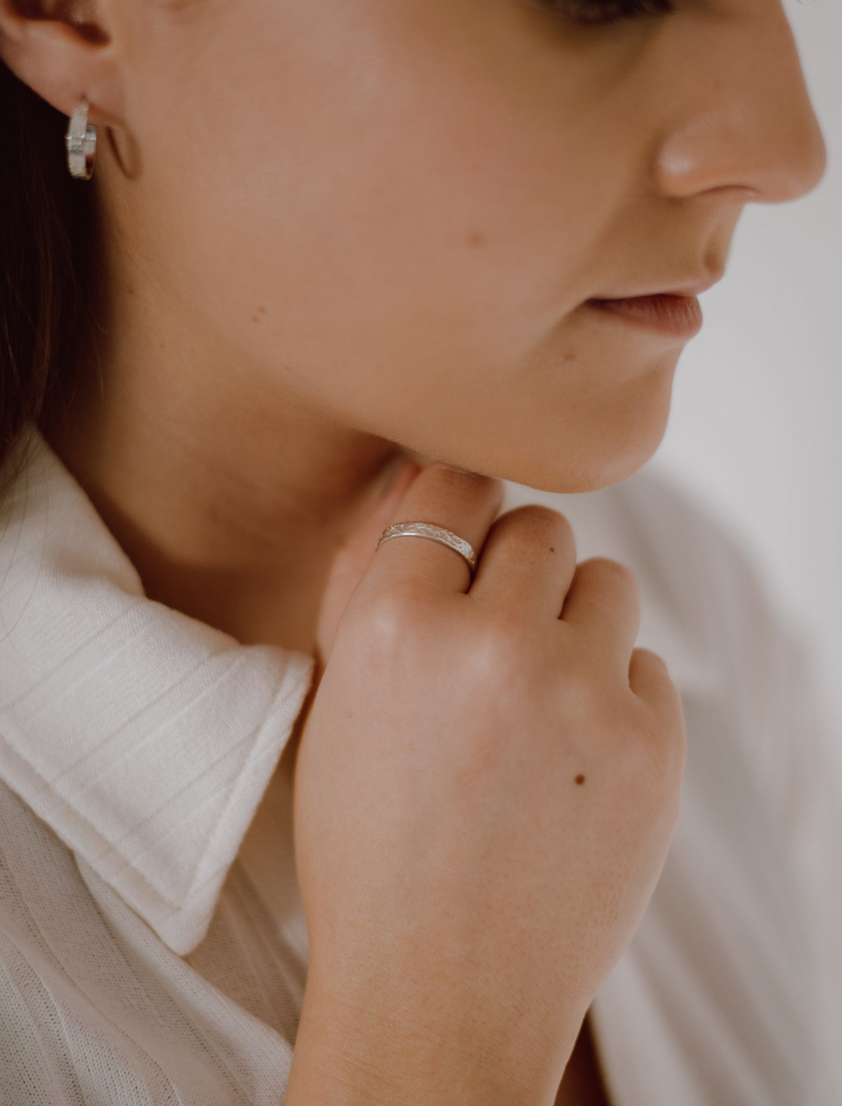 Sterling Silver Botanical Ring