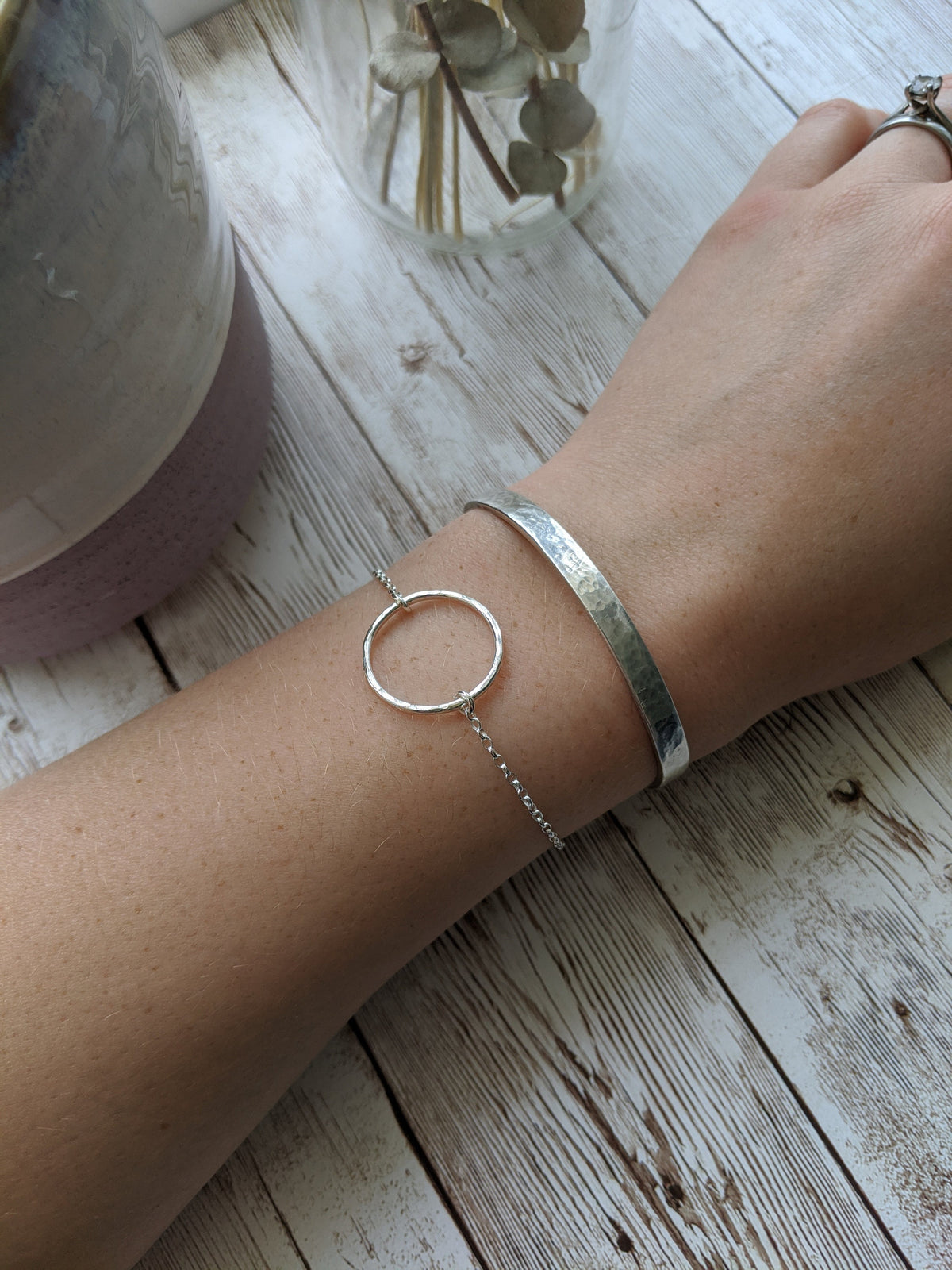 Silver Halo Bracelet